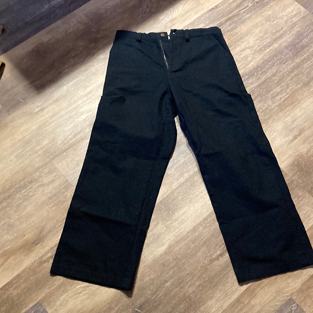 Wide leg black pants